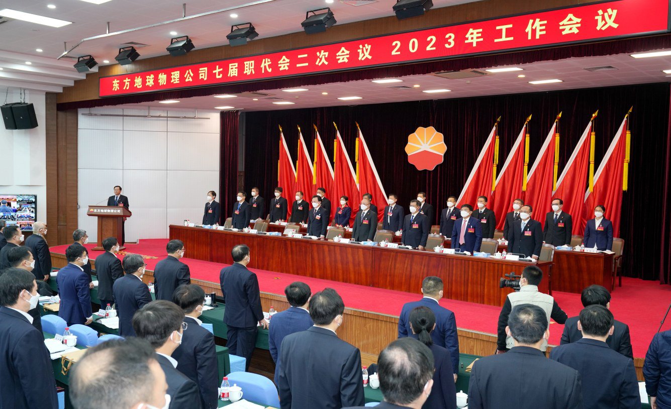 公司七届职代会二次会议 2023年工作会议开幕